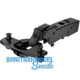 HETTICH SENSYS 8646i TH 58 D�nnt�rscharnier halb aufliegend ged. �W 110� schwarz