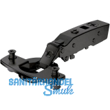 HETTICH SENSYS 8676 TH 58 D�nnt�rscharnier aufliegend �W 110� schwarz