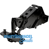 HETTICH SENSYS 8687 TH58 Null-Einsprungscharnier halbaufliegend �W 165� schwarz