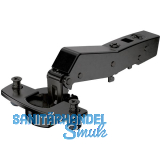 HETTICH SENSYS 8669 TH58 Winkelscharnier 45� aufliegend �W 95� schwarz