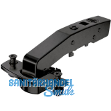 HETTICH SENSYS 8639i TH58 Stollenscharnier 90� einliegend ged�mpft �W95� schwarz