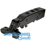 HETTICH SENSYS 8638i Alurahmenscharnier aufliegend ged�mpft �W 95� schwarz