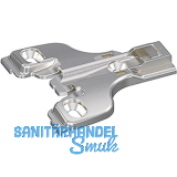 HETTICH Face Frame Stollenmontageplatte mit Langloch, Distanz 4,5 mm