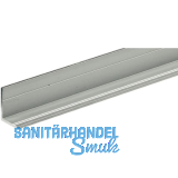 HETTICH Schiebet�r-Abschlussleiste L T�rst�rke 15-16 mm 2500 mm, Aluminium