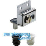 HETTICH Zapfenband, �W 140�, Stahl vernickelt, Zink roh, Kunststoff wei�/schwarz