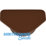 HENKE Scharniertopf Abdeckkappe mit Abdeckfl�che � 35 mm, Kunststoff dunkelbraun