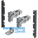 HETTICH AvanTech YOU Frontverbinder Zarge Innenfrontprofil H 101 anthrazit