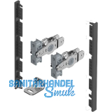 HETTICH AvanTech YOU Frontverbinder Zarge Innenfrontprofil H 139 anthrazit