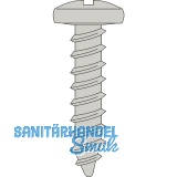 HETTICH Spanplattenschraube Panhead 3,5x6,5 Stahl verzinkt