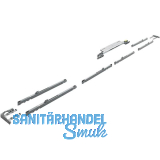 HETTICH TopLine XL Silent System D�mpfungs-Set, 3-t�rig 30-80 kg, grau