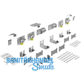 HETTICH TopLine L Schiebet�rbeschlag-Set 1350 x 2600, 3-t�rig 10-16 mm