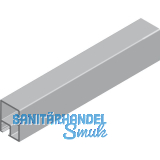 CINETTO Aluminium Glasrahmenprofil ANKOR-19, L 6100 mm eloxiert