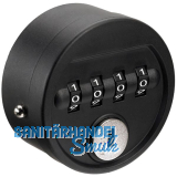 HETTICH Zahlenschloss 60 Fixcode, Zamak/Kunststoff schwarz