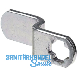 HETTICH Schlossriegel gekr�pft T�rst�rke 16- 20 mm, Stahl vernickelt