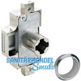 HETTICH PRESTIGE 2000 Zyl.-Drehstangenschloss Z23, Dornma� 25, L26, vernickelt