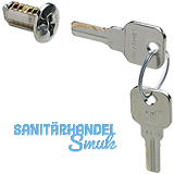 HETTICH PRESTIGE 2000 Innenzylinder 18001-18500 Schl�ssel Messing vernickelt