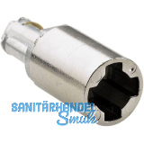 HETTICH Prestige 2000 Zylinderverl�ngerung 22 mm, Zamak vernickelt