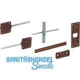 HETTICH Ausrichtbeschlag Kunststoff braun, T�r- / Fronth�he max. 2600 mm