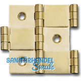 CHARMAG Paravantscharnier, 60x26 mm, Holzst�rke 20 mm, Messing poliert
