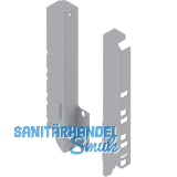 BLUM TANDEMBOX antaro Rückwandhalter Spüle Höhe D, grau RAL 9006 BLUM TANDEMBOX antaro Rückwandhalter Spüle Höhe D, grau RAL 9006