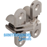 N.V.TOOLS LIMITED Soss Einlass-Scharnier 60x13 mm �W 180�, Zamak vernickelt