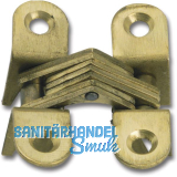 METALURGIA Vici Einbohr-Scharnier, 65x13 mm, �W 180�, Messing blank