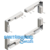 CINETTO Eckteile zu Aluminium Glasrahmenprofil ANKOR 19/27