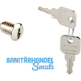 HETTICH PRESTIGE 2000 Innenzylinder 18001-18500 Schl�ssel Zamak vernickelt