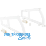 HETTICH Schuhschrank-Kippbeschlag 1 Fach Kunststoff wei�