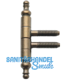 OTLAV Stil Einbohrband, Band-� 9 mm, Zink Messing patiniert