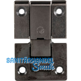 KIMANA SLIM Klappenband, 3-teilig, Zamak vernickelt dunkelgrau