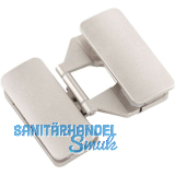 PR�META Glast�rscharnier Innenanschlag, Glas/Glas 5-8 mm, �W 190�, Zamak schwarz