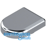 BLUM CLIP top Topfabdeckung - Glast�rscharnier D-Form, Kunststoff verchromt