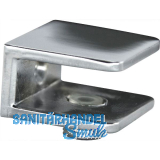 FONSEGRIVE Glastablar-Klemmtr�ger Pesaro, Glas 4-8 mm, Zamak verchromt poliert