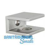 FONSEGRIVE Glastablar-Klemmtr�ger Pesaro, Glas 4-8 mm, Zamak chrom matt