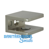 FONSEGRIVE Glastablar-Klemmtr�ger Pesaro, Glas 4-8 mm, Zamak Edelstahleffekt