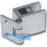 FONSEGRIVE Glast�rscharnier H25/R7, Glas 6-8 mm; 32x25mm, Messing verchromt matt
