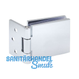 FONSEGRIVE Glast�rscharnier GBE 40, Glas 6-8 mm; 45x40mm, Messing verchromt