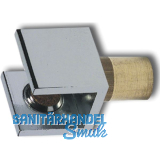 FONSEGRIVE Glastablar-Klemmtr�ger, Porec Glasst�rke 6-8 mm, verchromt poliert