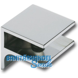FONSEGRIVE Glastablar-Klemmtr�ger Pula,Glas 8-10 mm, B: 30 mm, verchromt poliert
