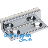 FONSEGRIVE Anschlagpuffer f�r Glast�ren, 30x10x12mm, Messing verchromt poliert