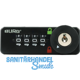 BURG Zahlenschloss sPinLock510 DIN-links ohne Riegel, schwarz