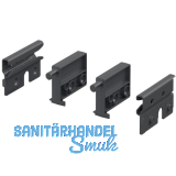 HETTICH Tablarbodenarretierung Set Kunststoff anthrazit