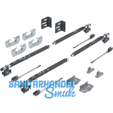 HETTICH SysLine S Schiebet�rbeschlag 2-fl�gelig 15 kg �ffnung- Schlie�d�mpfung