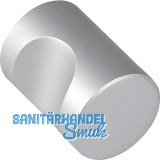 Knopf Alasco � 18 mm, Tiefe 25 mm, Aluminium natur eloxiert