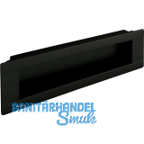 Muschelgriff Cian LA 160 mm, Breite 180 mm, ZN schwarz matt lackiert