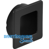 Muschelgriff Annea Breite 39 mm, Einlass � 35 mm, ZN schwarz matt lackiert