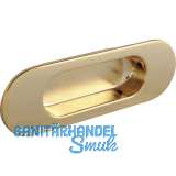 Muschelgriff Zalya Breite 151 mm, Einlassma� 102 x 25 mm, ZN vergoldet