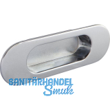 Muschelgriff Zalya Breite 151 mm, Einlassma� 102 x 25 mm, ZN verchromt poliert