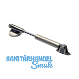 Hochstellst�tze Kraby, L 355, Reibung, 90 N, Metallguss champ./FE vernickelt